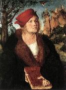 Portrait of Dr. Johannes Cuspinian ff, CRANACH, Lucas the Elder